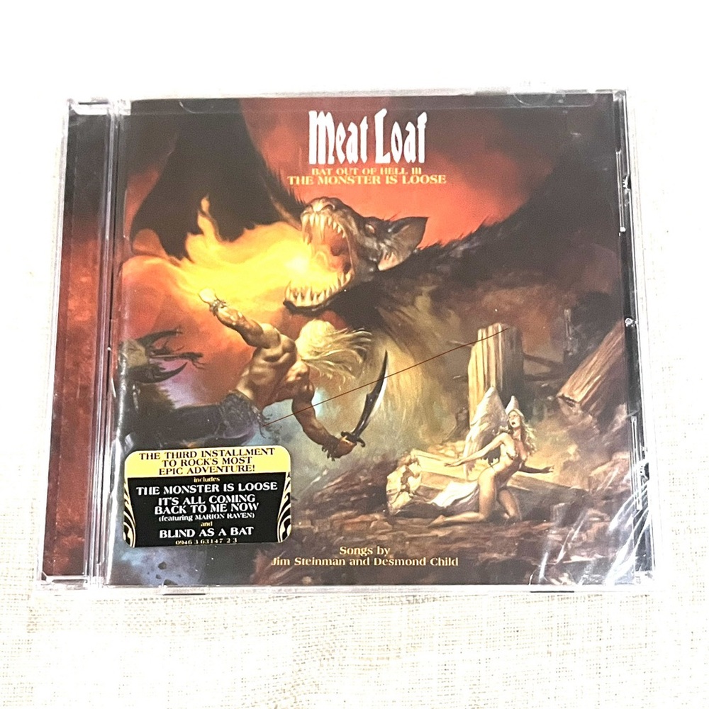 Meat Loaf Bat Out Of Hell III The Monster Is Loose. CD New Factory Sealed.